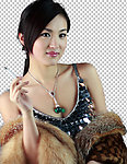 吸烟美女