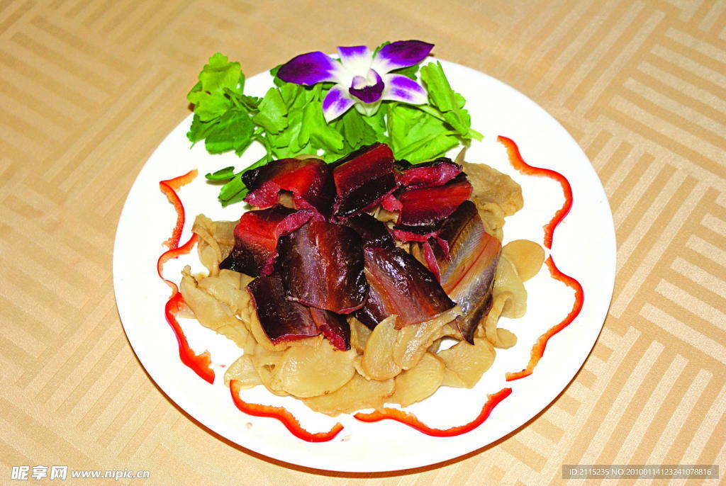 菜甫炒鳝片
