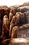 烙画 延安窑洞