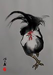 中国画之鸡