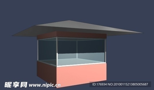 模型 建筑 MAX 入口大门
