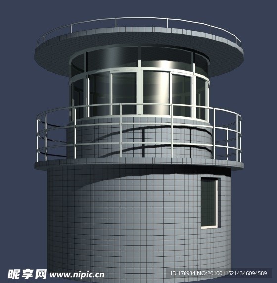 模型 建筑 MAX 入口大门