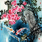 紫藤锦鲤