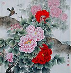 工笔牡丹