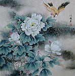 工笔牡丹