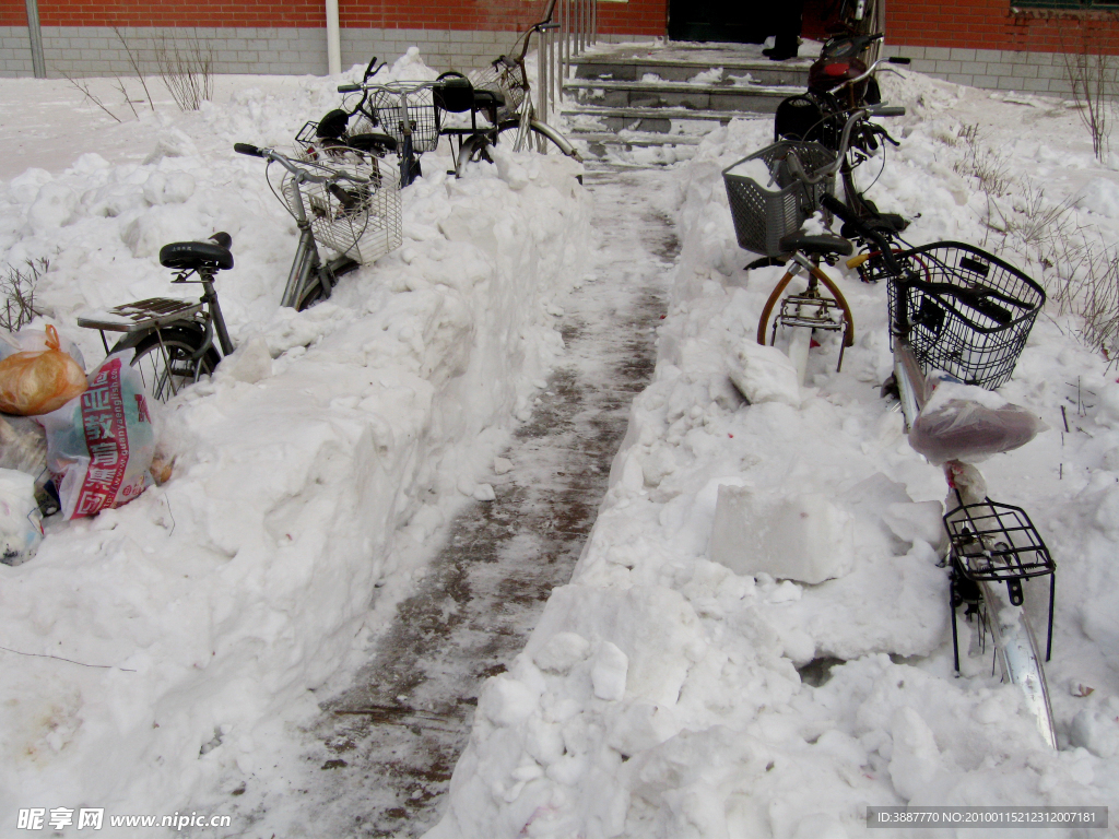 雪中小路