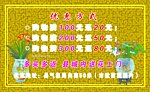 花卉优惠卡