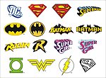 DC漫画超级英雄logo