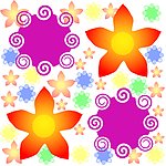 装饰花底纹