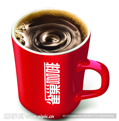 雀巢咖啡分层图