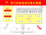 中国石油东门河加油站平面布置图