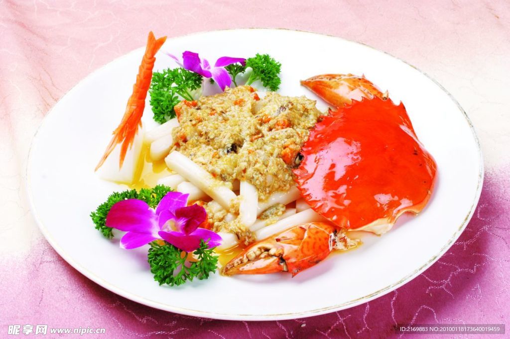 红膏蟹年糕