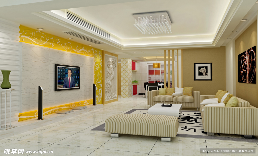 室内效果图 客厅