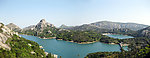 温州茶山风景区全景图