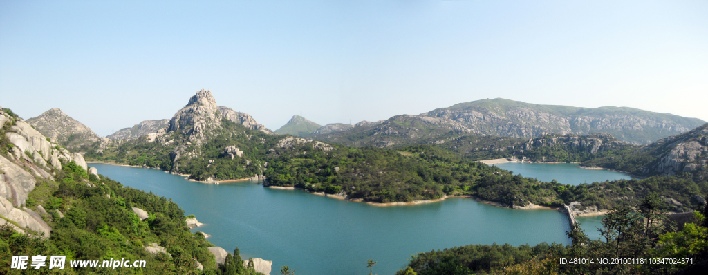 温州茶山风景区全景图