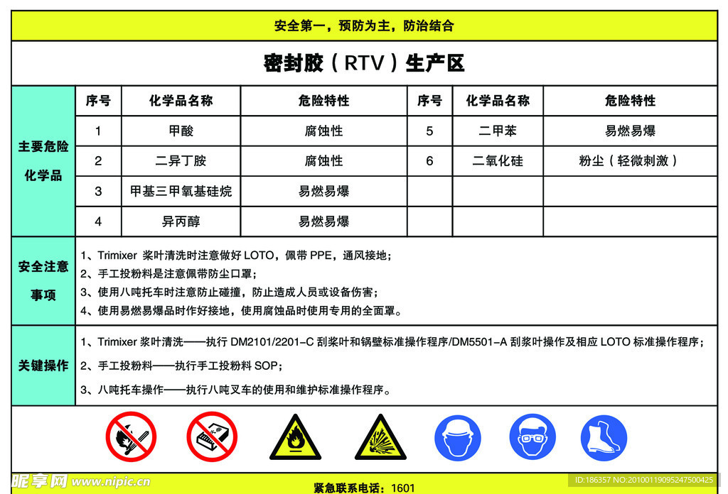 化学品安全信息告知牌