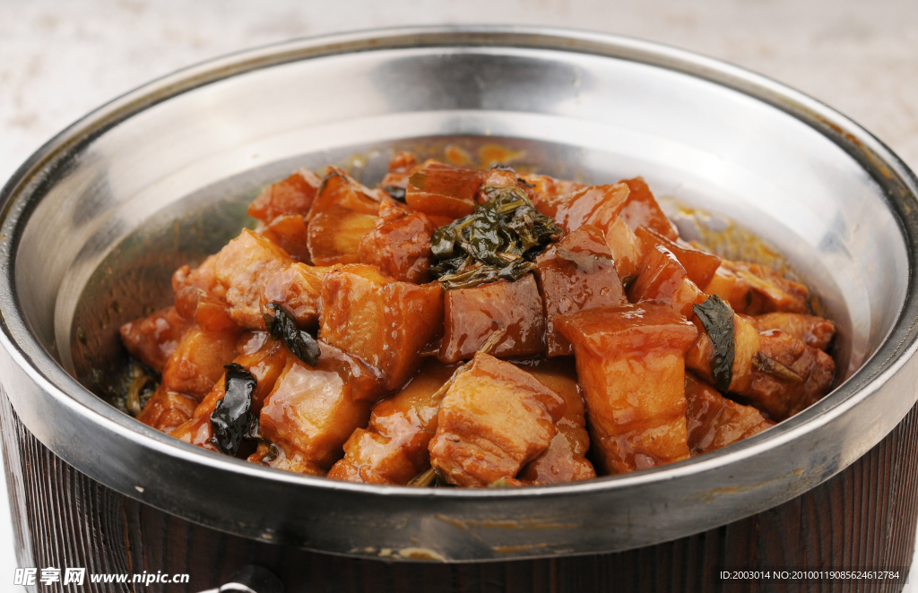 生态肉烧菠菜干