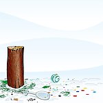 狂欢过后矢量素材