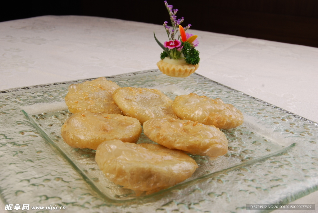 脆香板栗饼