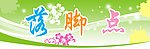 绿色背景