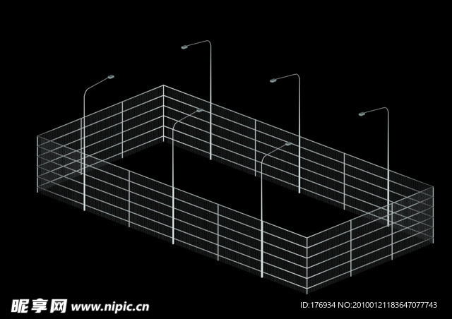 max 3D 模型 体育器材