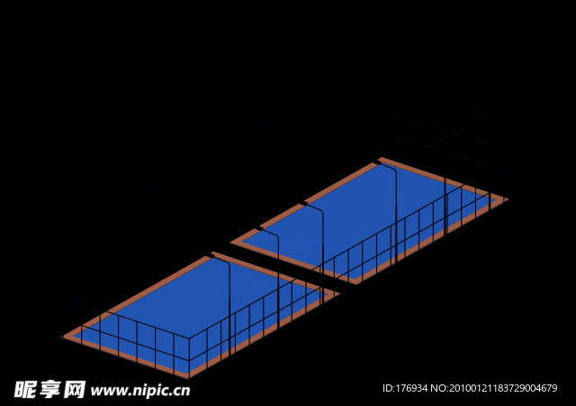 max 3D 模型 体育器材