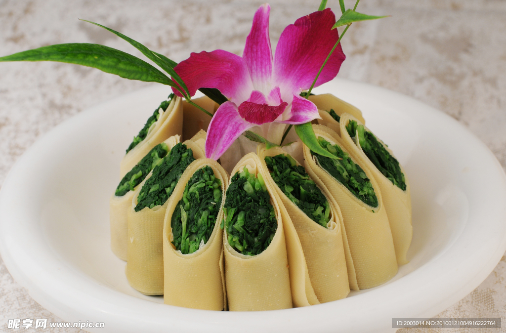 时蔬豆腐卷