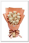 卡通花束 情人节礼物 创意礼品 时尚礼品 创意花束 花束 卡通