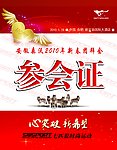 参会证 证件 海报 团拜会参会证