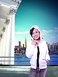 模特 美女 摄影 建筑 城市