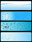 水主题banner矢量素材