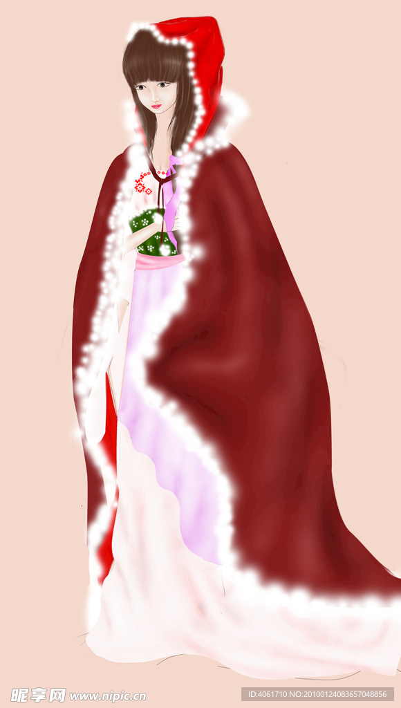 鼠绘古代美女