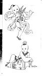 线描童子像01