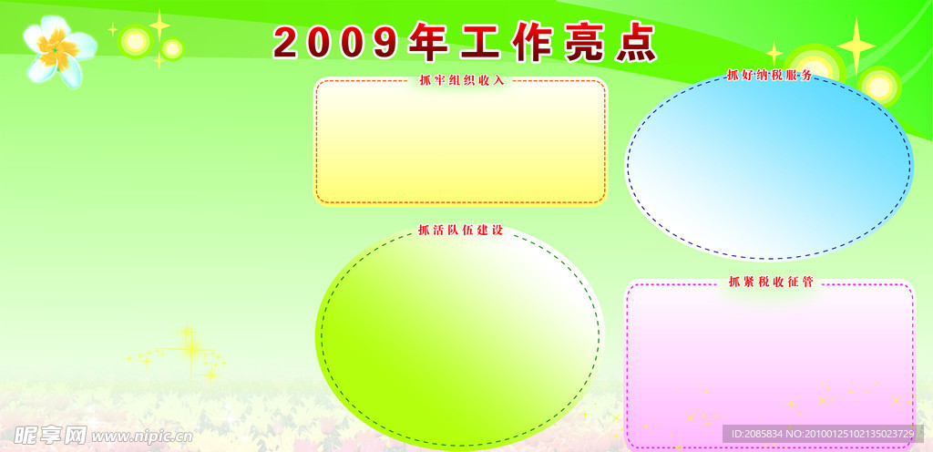 2009年工作亮点背景板