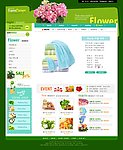 鲜花 图书网页模板