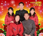 2010年春节全家福背景