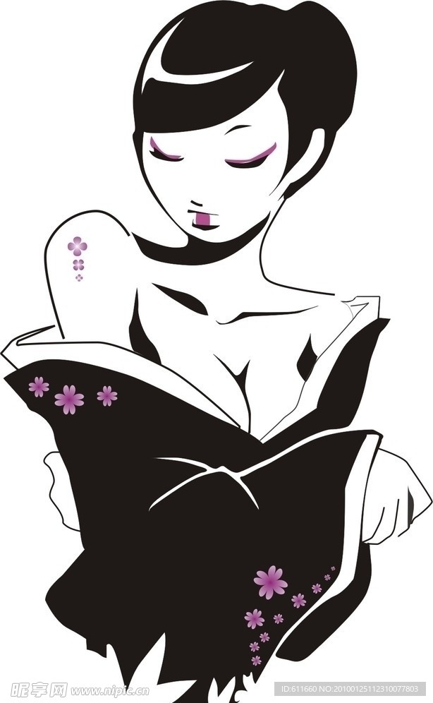 美女插画