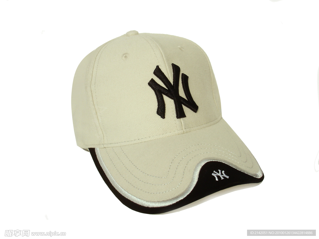 白色洋基棒球运动帽