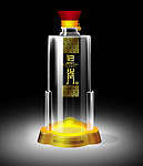 酒瓶效果图