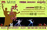 上海芭蕾舞团欢乐颂舞蹈芭蕾铁架喷绘