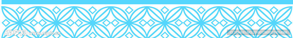 圆与方块花边