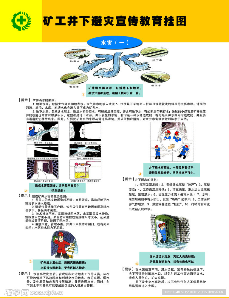 煤矿宣传画