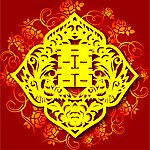 婚庆 喜字 红双喜