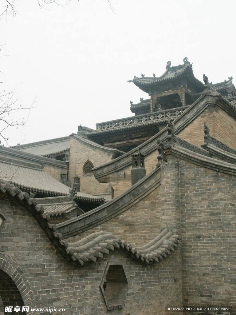 山西古建筑设计风景