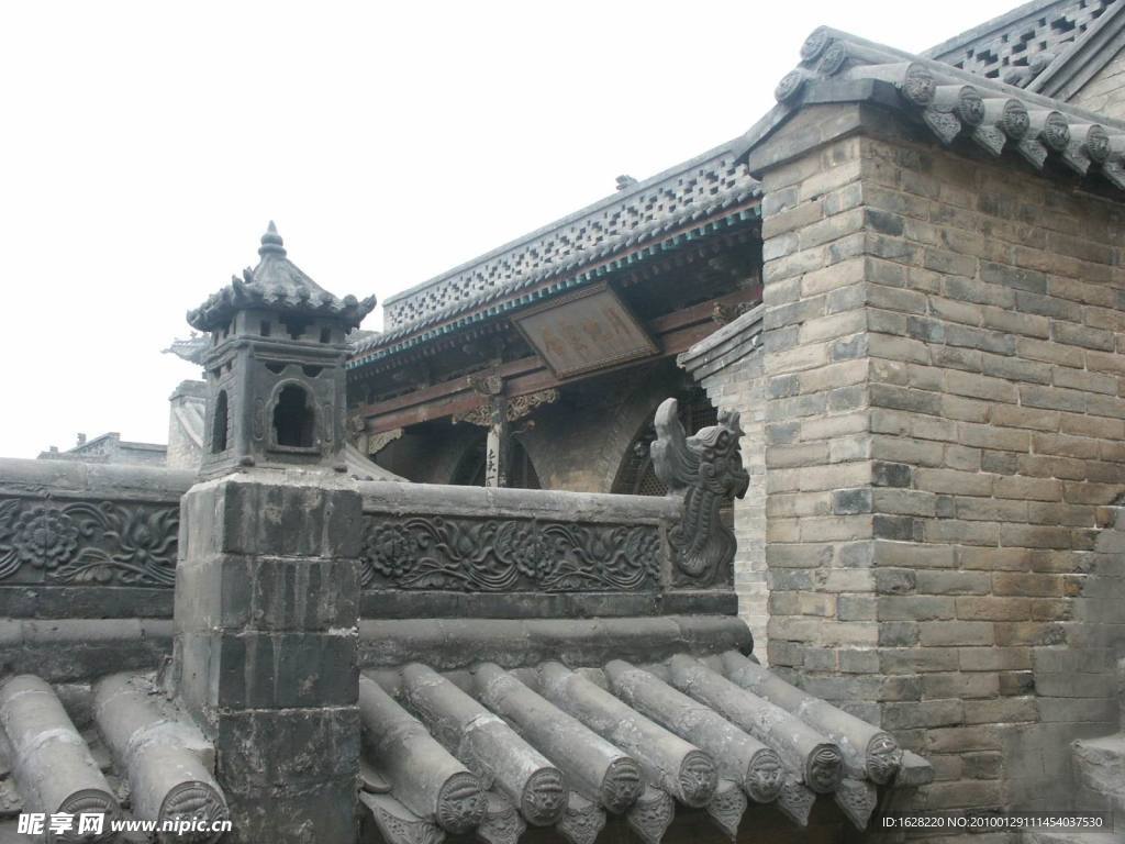 山西古建筑设计风景