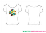 t shirt T恤 印花 可爱 服装 卡通 十字 迷彩 军 時尚 潮流 图案图片