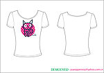 t shirt T恤 印花 可爱 服装 卡通 猫 图片