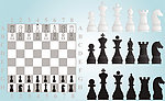 国际象棋矢量素材