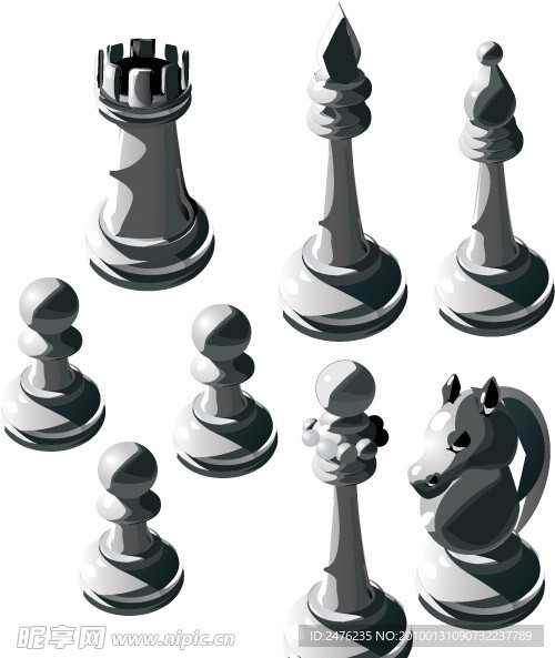 国际象棋矢量素材