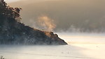 松花湖晨雾